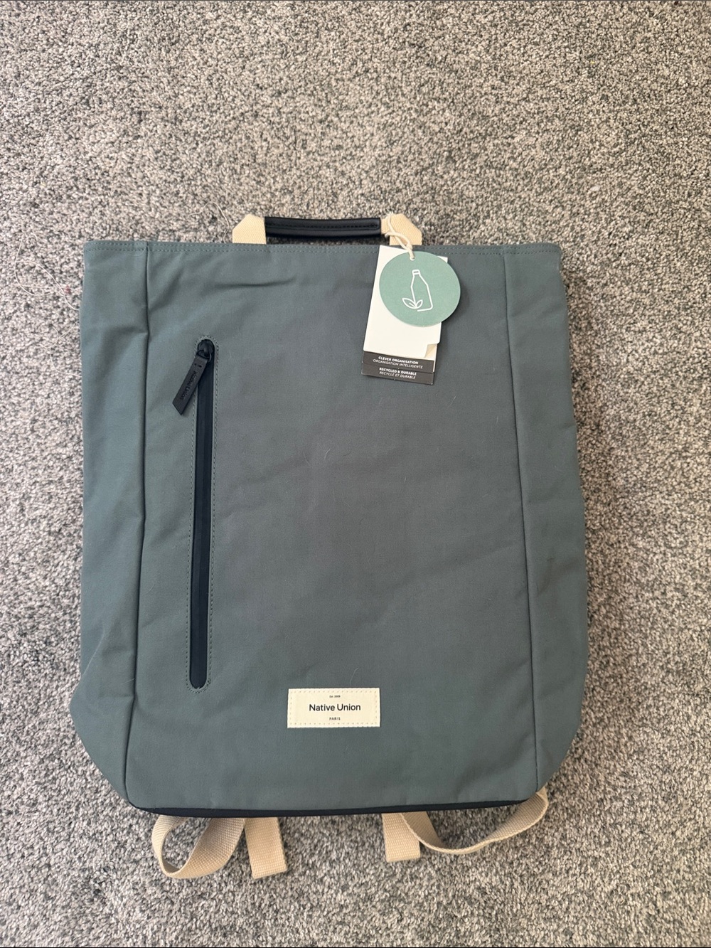 Native Union Men’s Slate Green Backpack Tote